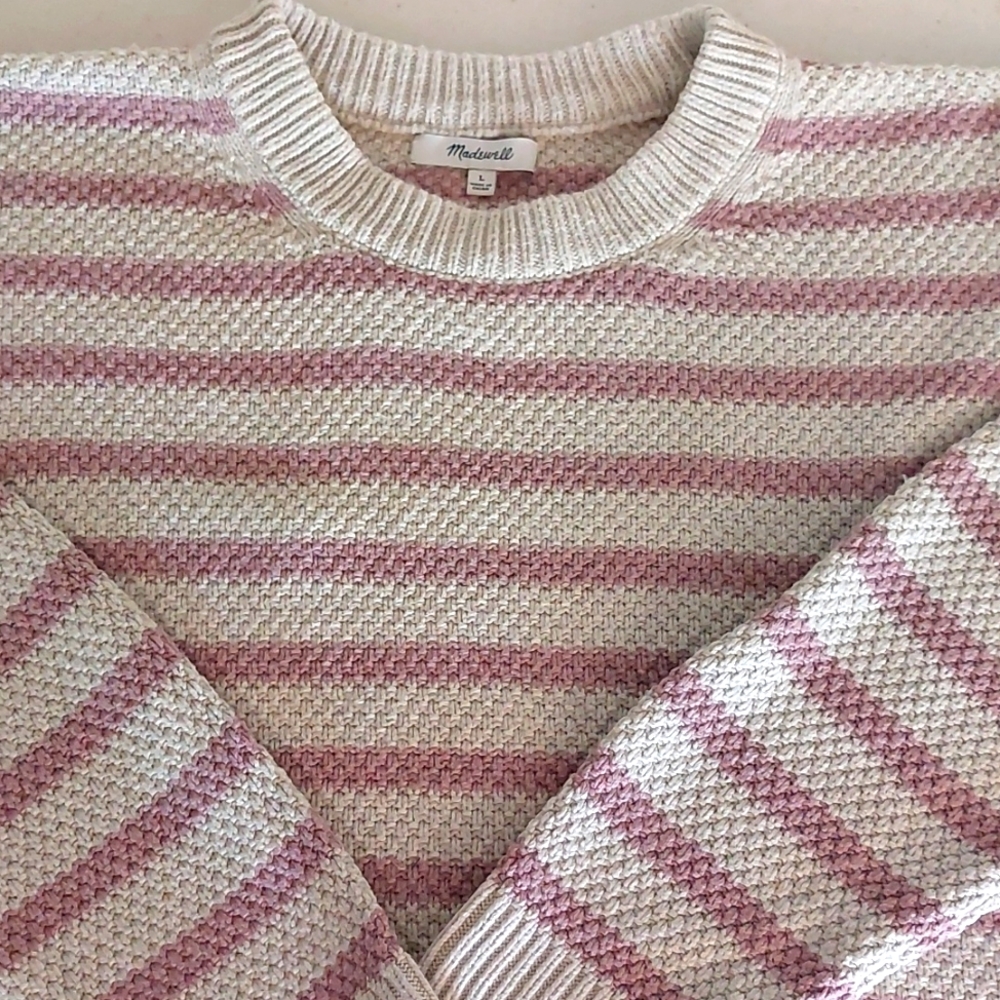 Madewell Crewneck, Sz L, Long Sleeves